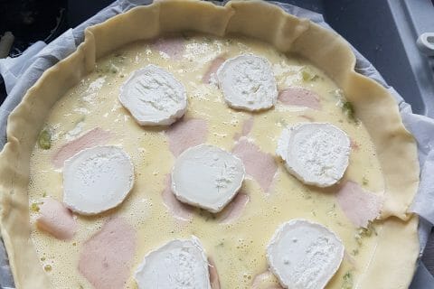 Cliquez pour zoomer ! Tarte courgette, jambon & chèvre Thermomix par GaelleT