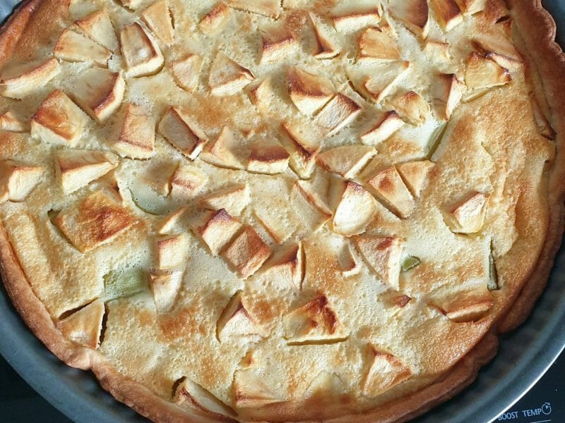 Cliquez pour zoomer ! Tarte à la rhubarbe Thermomix par GaelleT