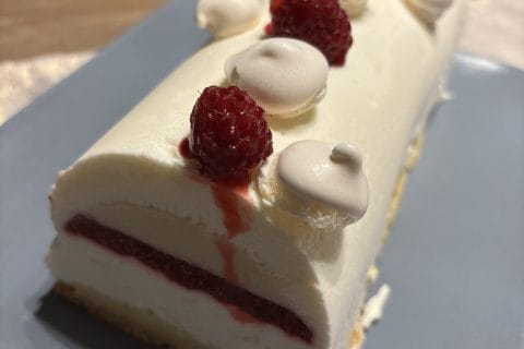 Cliquez pour zoomer ! Bûche citron et framboises Thermomix par Johanna_7