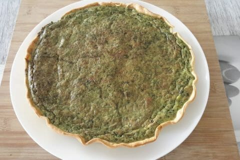 Cliquez pour zoomer ! Quiche épinards et lardons Thermomix par Nanou73