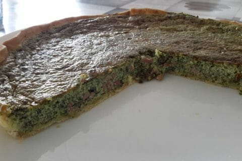 Cliquez pour zoomer ! Quiche épinards et lardons Thermomix par Nanou73