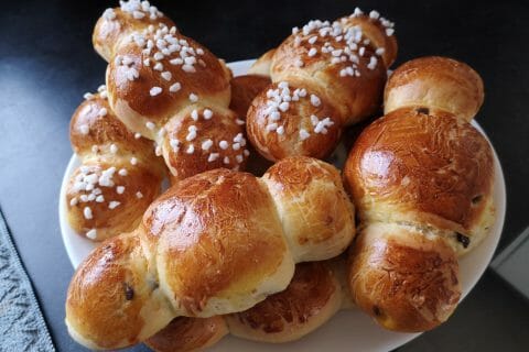 Cliquez pour zoomer ! Cougnou (coquille de Noël) au Thermomix