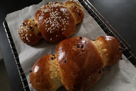 Cliquez pour zoomer ! Cougnou (coquille de Noël) au Thermomix