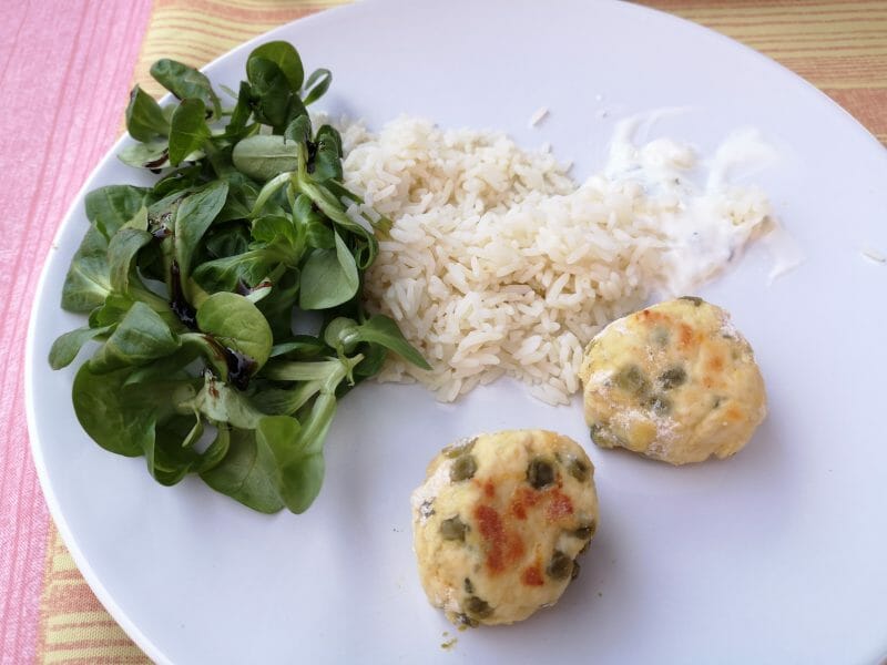 Cliquez pour zoomer ! Boulettes de poulet aux olives Thermomix par zabou1979