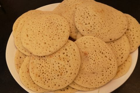 Cliquez pour zoomer ! Baghrir – Crêpes mille trous au Thermomix