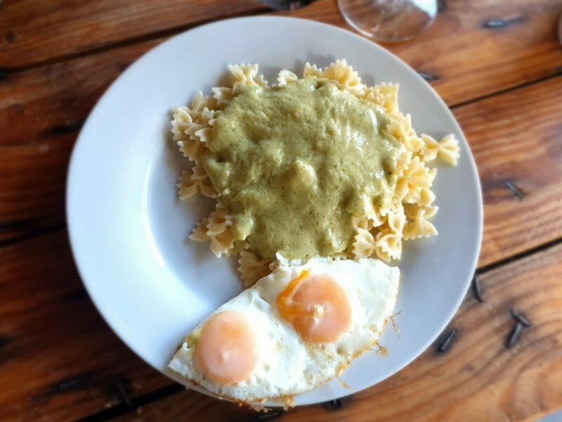 Cliquez pour zoomer ! Farfalle à la crème de courgettes Thermomix par Marina_13