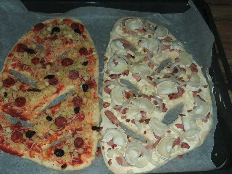 Cliquez pour zoomer ! Fougasse chèvre et lardons Thermomix par Amandine_05000
