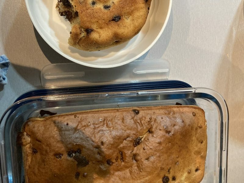 Cliquez pour zoomer ! Cake banane et pépites de chocolat Thermomix par Aline_18