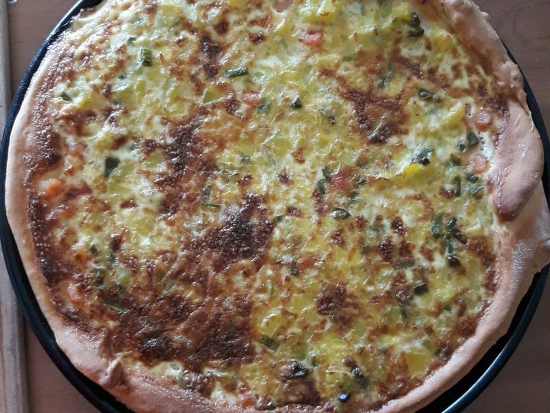 Cliquez pour zoomer ! Quiche saumon et courgettes Thermomix par lise ghé