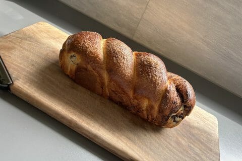 Cliquez pour zoomer ! Cozonac – Brioche roumaine aux noix et chocolat Thermomix par zeboo