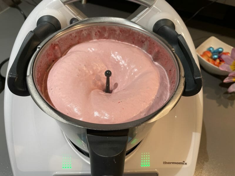 Cliquez pour zoomer ! Mousse de fraises Thermomix par zeboo