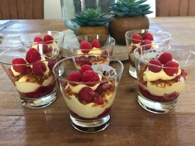Cliquez pour zoomer ! Tiramisu aux framboises et spéculoos Thermomix par cosmos63