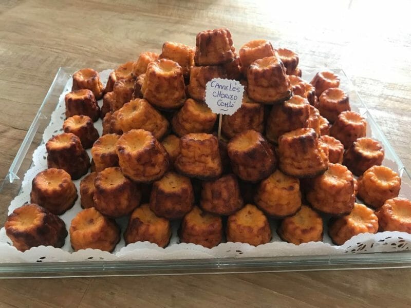 Cliquez pour zoomer ! Mini cannelés chorizo comté Thermomix par cosmos63