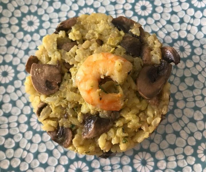 Cliquez pour zoomer ! Risotto crevettes et curry Thermomix par cosmos63