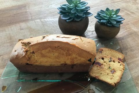 Cliquez pour zoomer ! Cake aux fruits confits Thermomix par cosmos63