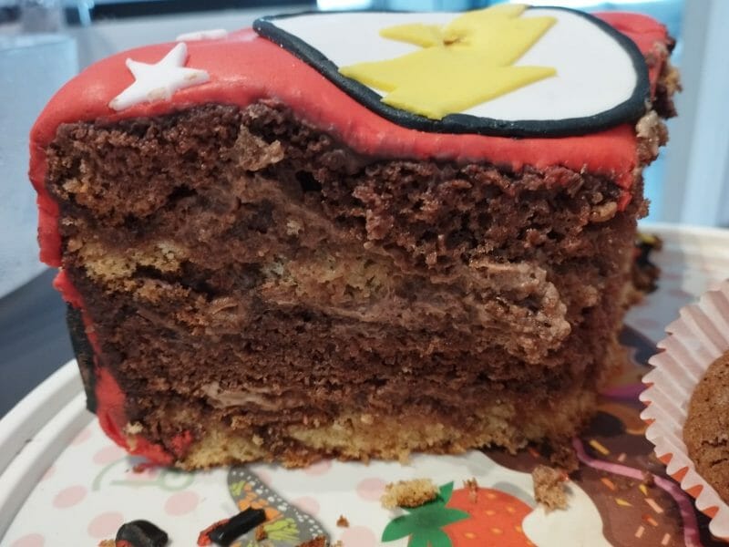 Cliquez pour zoomer ! Layer cake Kinder Bueno Thermomix par ClemClemi