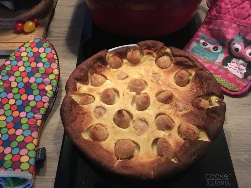 Cliquez pour zoomer ! Clafoutis à la mangue Thermomix par PegPeg