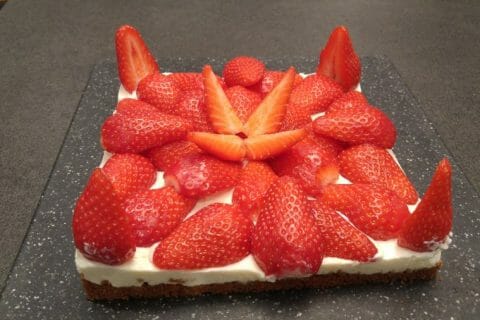 Cliquez pour zoomer ! Tarte aux fraises sans cuisson Thermomix par 🌈Lilicorne🦄
