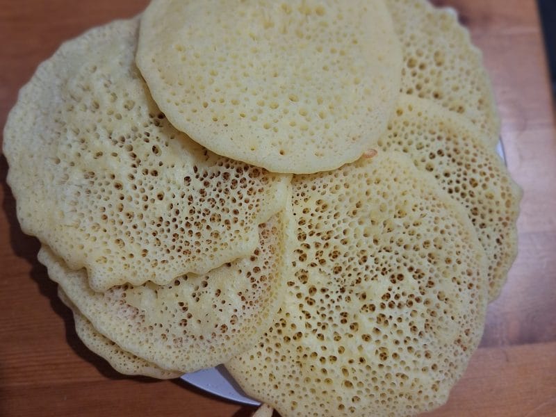 Cliquez pour zoomer ! Baghrir – Crêpes mille trous Thermomix par Enolamelie