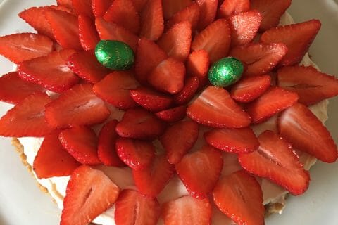 Cliquez pour zoomer ! Tarte aux fraises sans cuisson Thermomix par marie3330