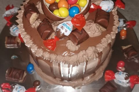 Cliquez pour zoomer ! Layer cake Kinder Bueno Thermomix par soleil730