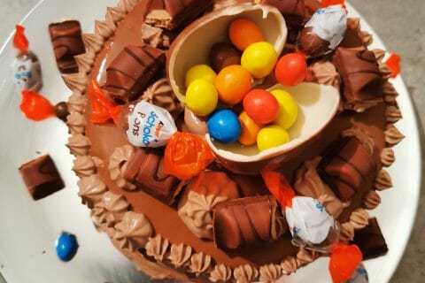 Cliquez pour zoomer ! Layer cake Kinder Bueno Thermomix par soleil730