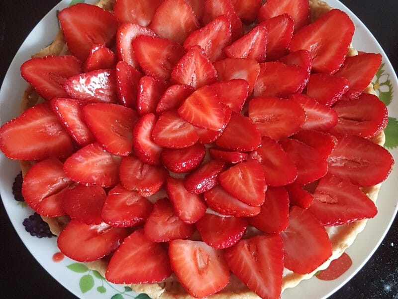 Cliquez pour zoomer ! Tarte aux fraises Thermomix par Carolette