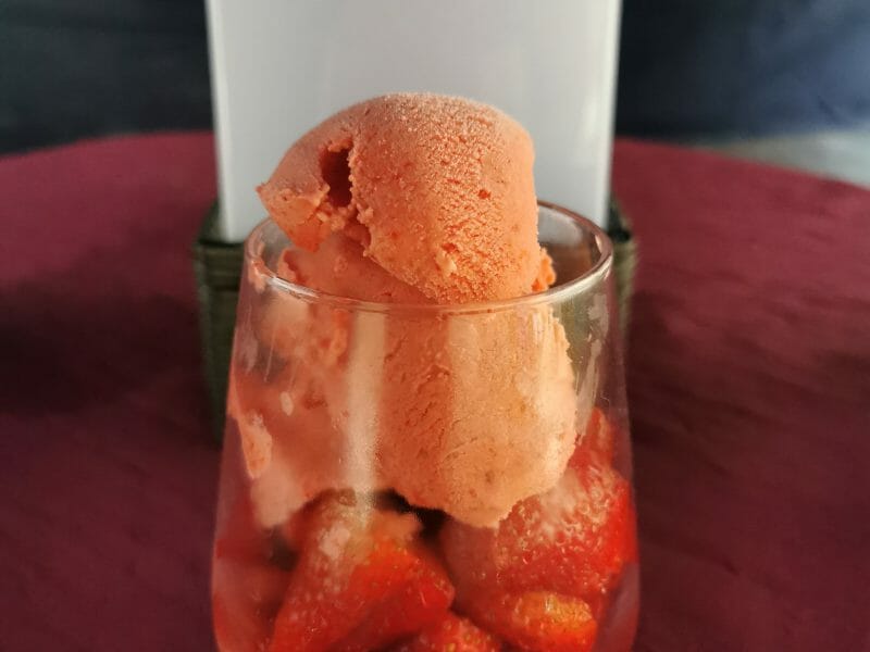 Cliquez pour zoomer ! Glace à la fraise Thermomix par Sebastien_33