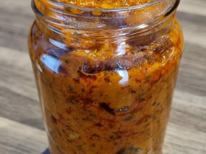 Cliquez pour zoomer ! Tartinade d’aubergines et tomates Thermomix par fabmel72