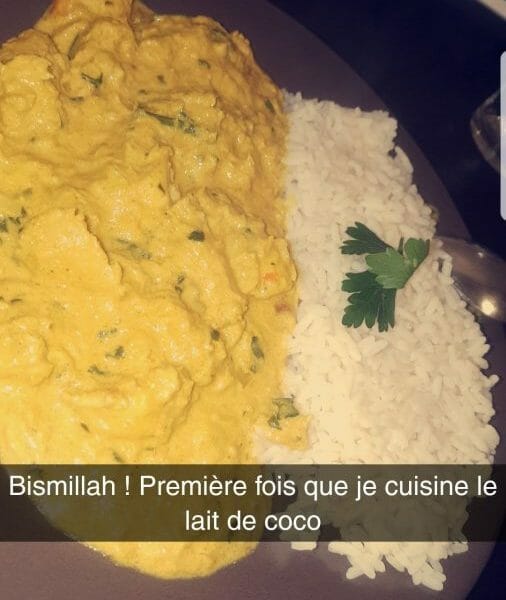 Cliquez pour zoomer ! Curry de crevettes au lait de coco Thermomix par Kahina.Chag
