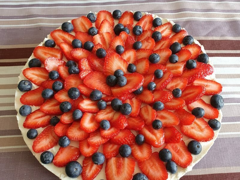Cliquez pour zoomer ! Tarte aux fraises sans cuisson Thermomix par julieg95