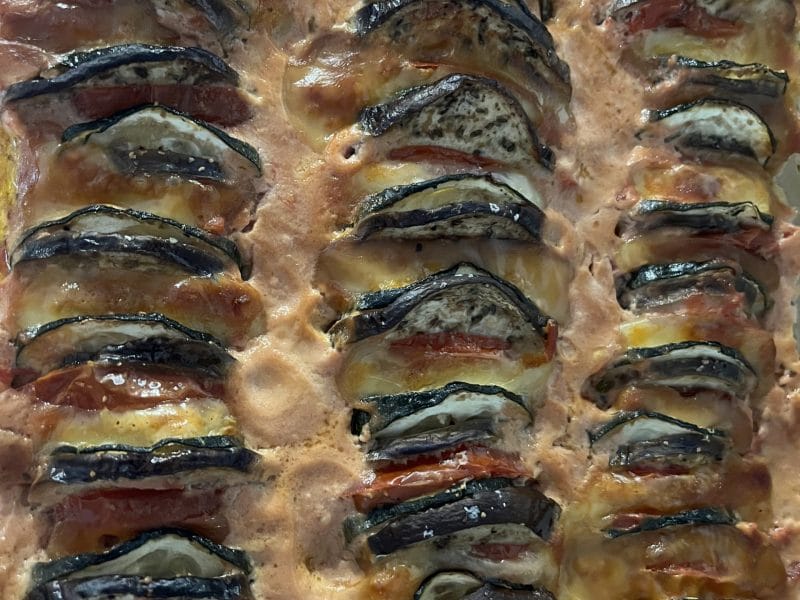 Cliquez pour zoomer ! Tian de légumes et mozzarella Thermomix par Manouille86