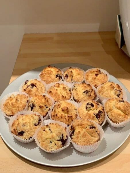 Cliquez pour zoomer ! Muffins aux myrtilles Thermomix par Bou_2