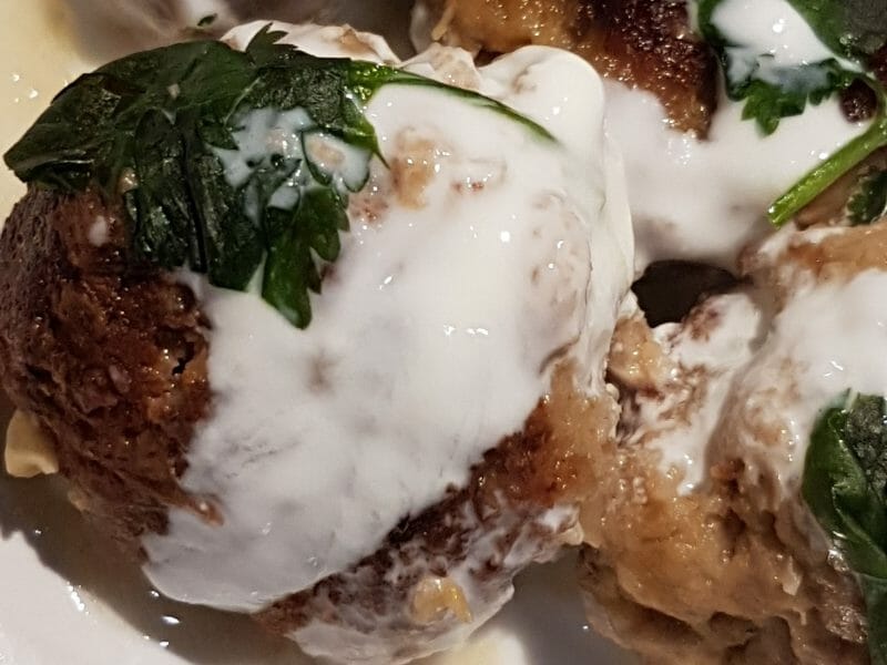 Cliquez pour zoomer ! Boulettes de poireau et boeuf citronné Thermomix par anne096