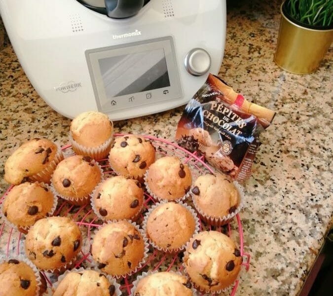 Cliquez pour zoomer ! Muffins aux pépites de chocolat Thermomix par hanoua87