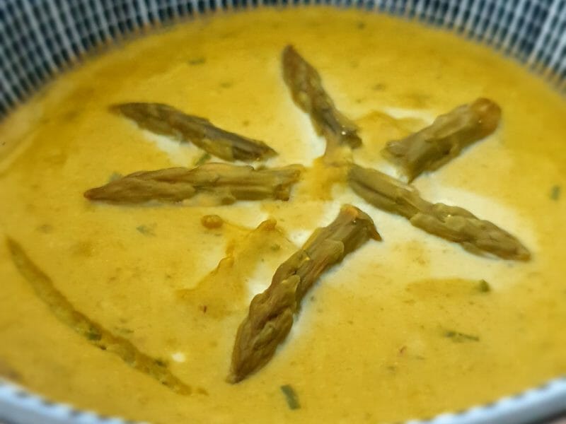 Cliquez pour zoomer ! Flan aux asperges et parmesan Thermomix par MagMorin