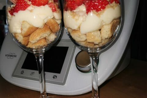 Cliquez pour zoomer ! Tarte aux fraises destructurée au Thermomix