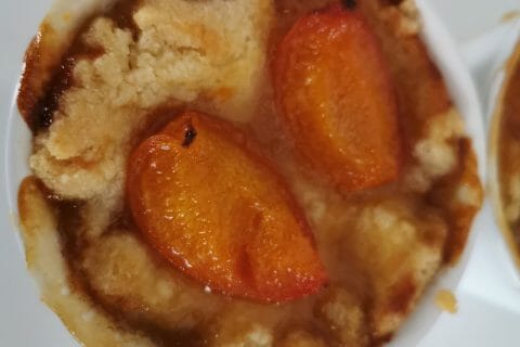 Cliquez pour zoomer ! Crumble aux abricots au Thermomix