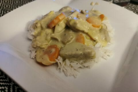 Cliquez pour zoomer ! Blanquette de dinde au bleu d’auvergne Thermomix par maëva mix
