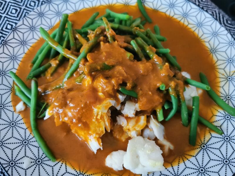 Cliquez pour zoomer ! Curry de poisson au lait de coco Thermomix par maëva mix