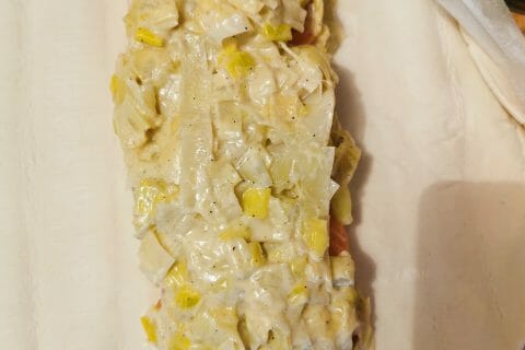 Cliquez pour zoomer ! Feuilleté saumon et poireaux Thermomix par maëva mix