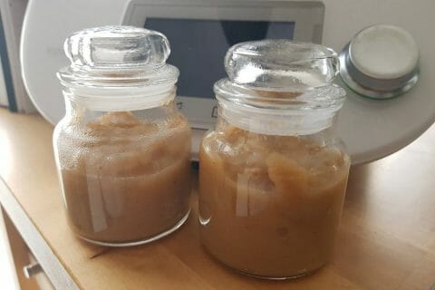 Compote De Pommes Bananes Et Miel Au Thermomix Cookomix