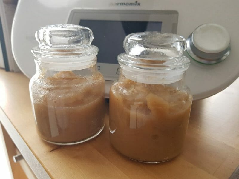 Cliquez pour zoomer ! Compote de pommes, bananes et miel Thermomix par maëva mix