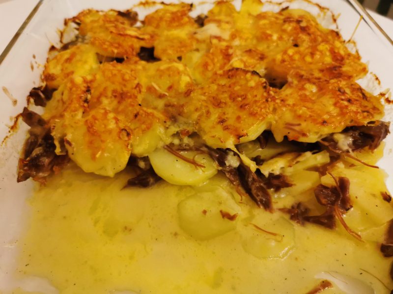 Gratin Dauphinois Au Confit De Canard Au Thermomix Cookomix