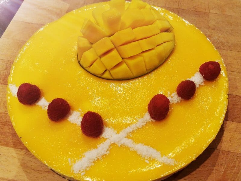 Cliquez pour zoomer ! Bavarois aux framboises Thermomix par aurora25490