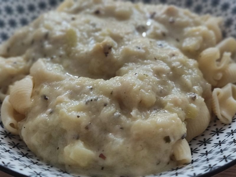 Cliquez pour zoomer ! Farfalle à la crème de courgettes Thermomix par @steph76