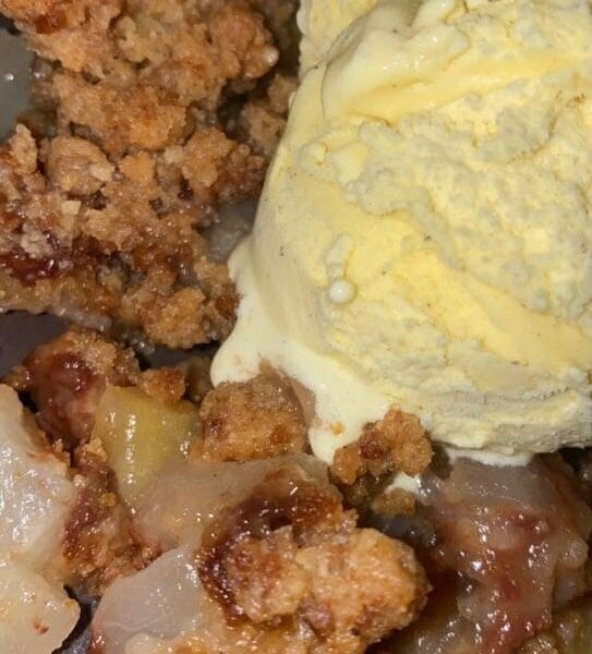 Cliquez pour zoomer ! Crumble pommes, poires et spéculoos Thermomix par EstelleR