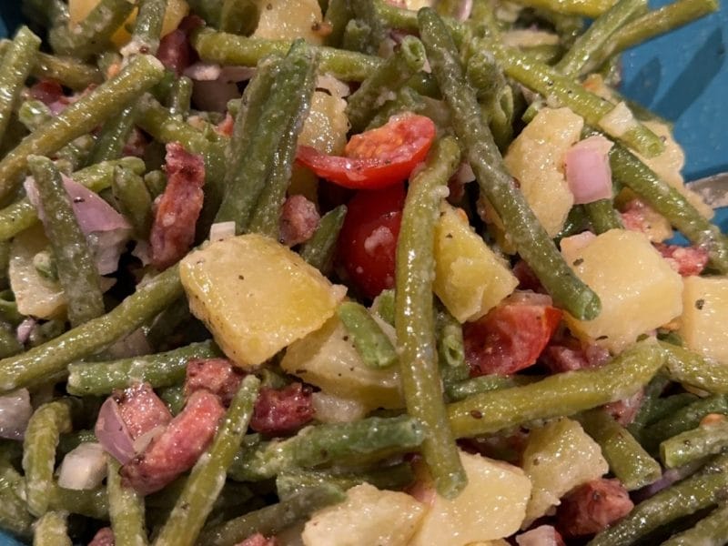 Cliquez pour zoomer ! Salade de haricots verts et tomates cerises Thermomix par EstelleR