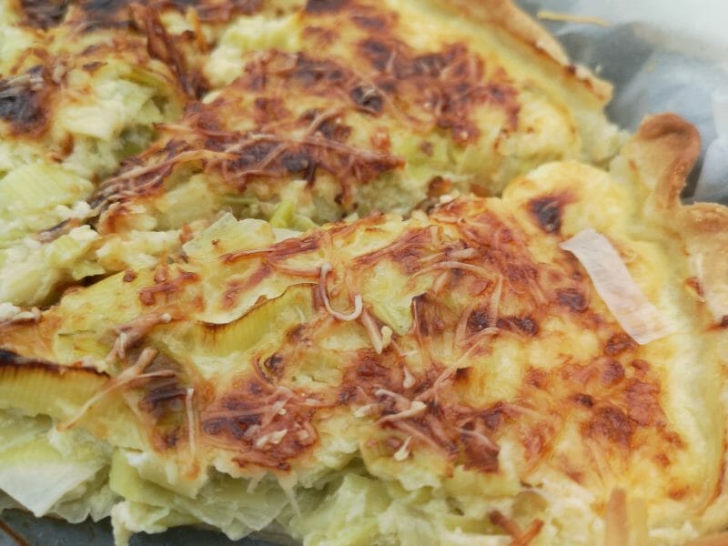 Cliquez pour zoomer ! Tarte aux poireaux Thermomix par dyedye26