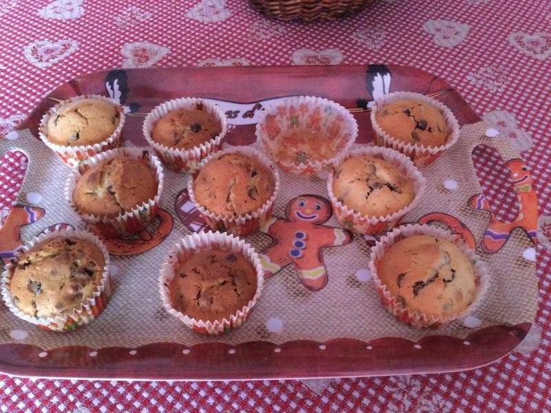 Cliquez pour zoomer ! Muffins noix de pécan  et pépites de chocolat Thermomix par Bredala